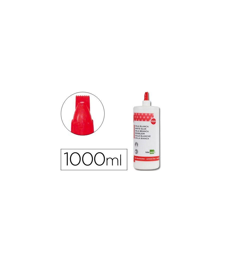 Pegamento cola blanca lavable liderpapel 1000 ml - Imagen 2