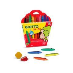 Lápices cera giotto super bebe caja de 10 colores surtidos + sacapuntas - Imagen 5