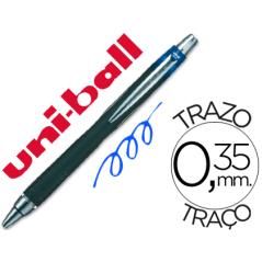 Bolígrafo uni-ball jetstream sxn-210 retráctil tinta hibrida color azul PACK 12 UNIDADES - Imagen 2