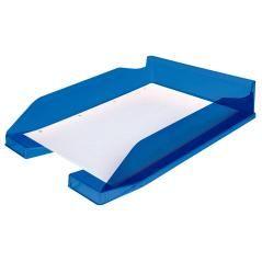 Bandeja sobremesa plástico q-connect azul transparente 240x70x340 mm PACK 6 UNIDADES - Imagen 4