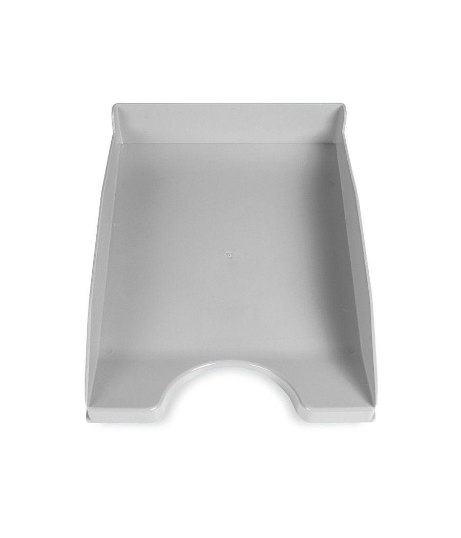 Bandeja sobremesa plástico q-connect gris opaco 240x70x340 mm PACK 6 UNIDADES - Imagen 4