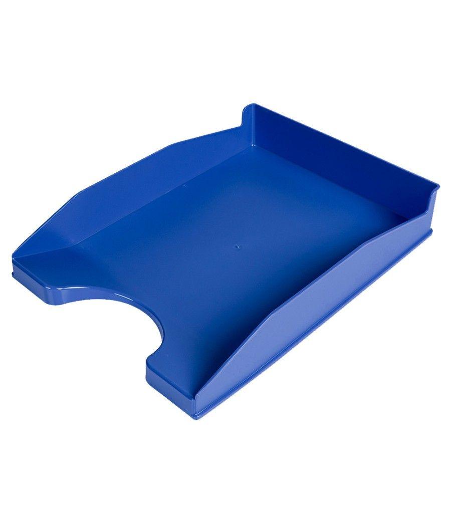 Bandeja sobremesa plástico q-connect azul opaco 240x70x340 mm PACK 6 UNIDADES - Imagen 2