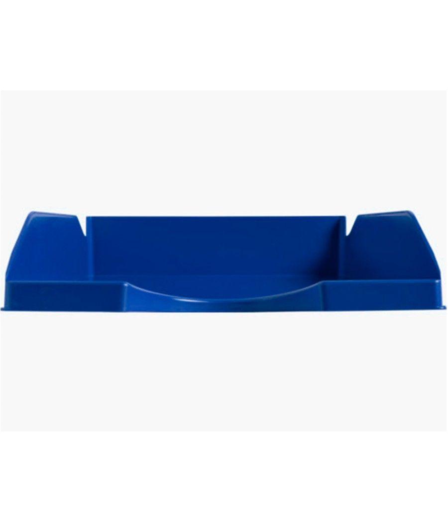 Bandeja sobremesa plástico q-connect azul opaco 240x70x340 mm PACK 6 UNIDADES - Imagen 4