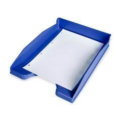 Bandeja sobremesa plástico q-connect azul opaco 240x70x340 mm PACK 6 UNIDADES - Imagen 5