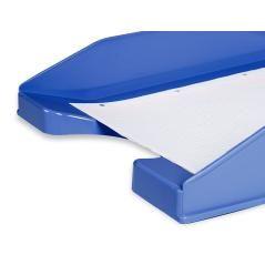 Bandeja sobremesa plástico q-connect azul opaco 240x70x340 mm PACK 6 UNIDADES - Imagen 6