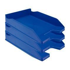 Bandeja sobremesa plástico q-connect azul opaco 240x70x340 mm PACK 6 UNIDADES - Imagen 7