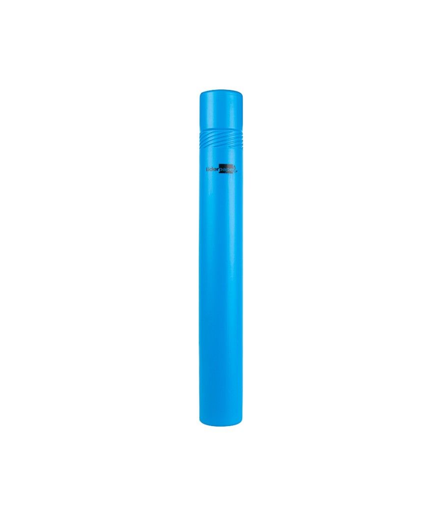 Portaplanos plástico liderpapel diametro 6 cm extensible hasta 80 azul - Imagen 3