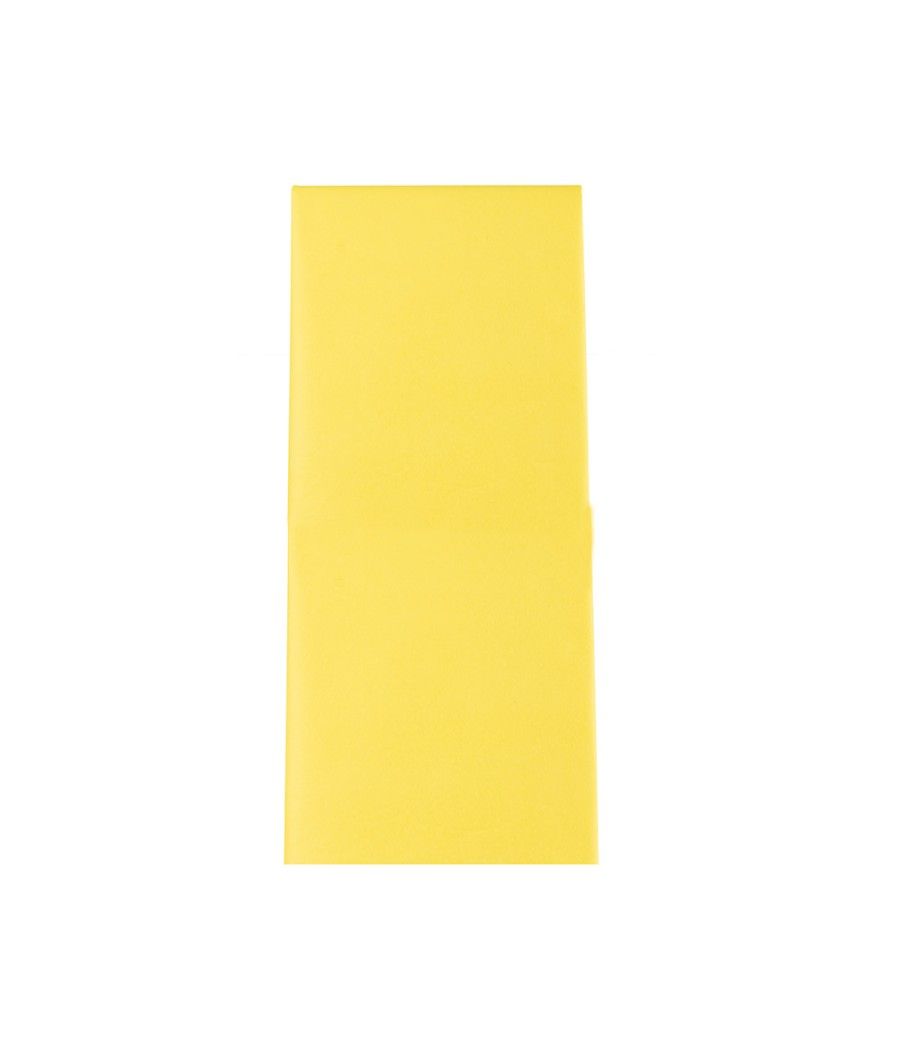 Papel seda liderpapel 52x76cm 18g/m2 bolsa de 5 hojas amarillo - Imagen 4