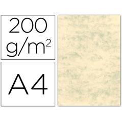 Cartulina marmoleada din a4 200 gr. crema claro paquete de 100 h. - Imagen 2