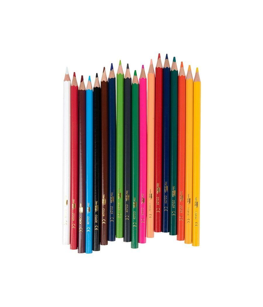 Lápices de colores liderpapel caja de 18 colores - Imagen 4