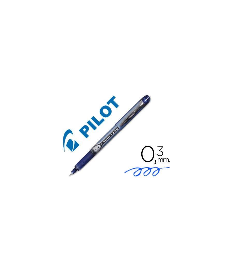 Rotulador pilot punta aguja v-5 grip azul 0.5 mm PACK 12 UNIDADES - Imagen 4