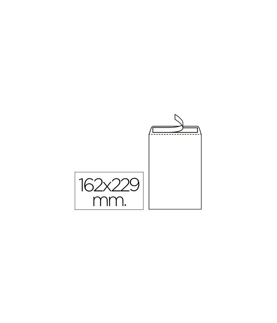Sobre liderpapel bolsa n.16 blanco c5 162x229 mm tira de silicona caja de 500 unidades - Imagen 2