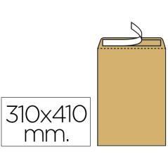 Sobre liderpapel bolsa n.13 kraft 310x410 mm tira de silicona caja de 250 unidades - Imagen 2