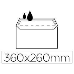 Sobre liderpapel n.16 blanco folio especial 260x360mm silicona caja de 250 unidades solapa recta - Imagen 2