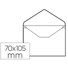 Sobre liderpapel n.0 blanco tarjeta de visita 70x105mm engomado caja de 100 unidades - Imagen 2