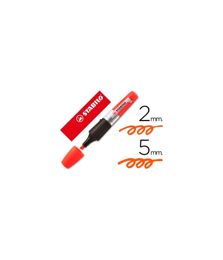 Rotulador stabilo boss luminator naranja tinta líquida PACK 5 UNIDADES - Imagen 2