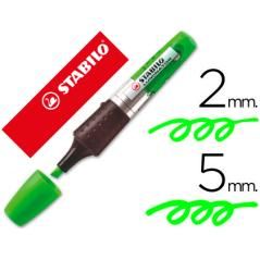 Rotulador stabilo boss luminator verde tinta líquida PACK 5 UNIDADES