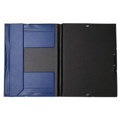 Carpeta liderpapel gomas folio solapas plástico azul - Imagen 5