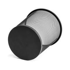 Papelera metálica q-connect negra - rejilla- 190x260x235mm - Imagen 7
