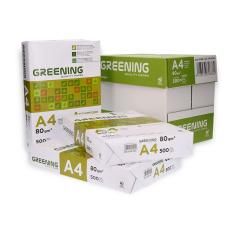 Papel fotocopiadora greening din a4 80 gramos paquete de 500 hojas PACK 5 UNIDADES - Imagen 6