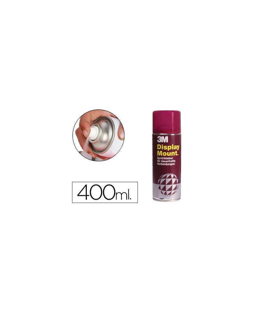 Pegamento scotch spray display mount 400 ml adhesivo permanente - Imagen 2