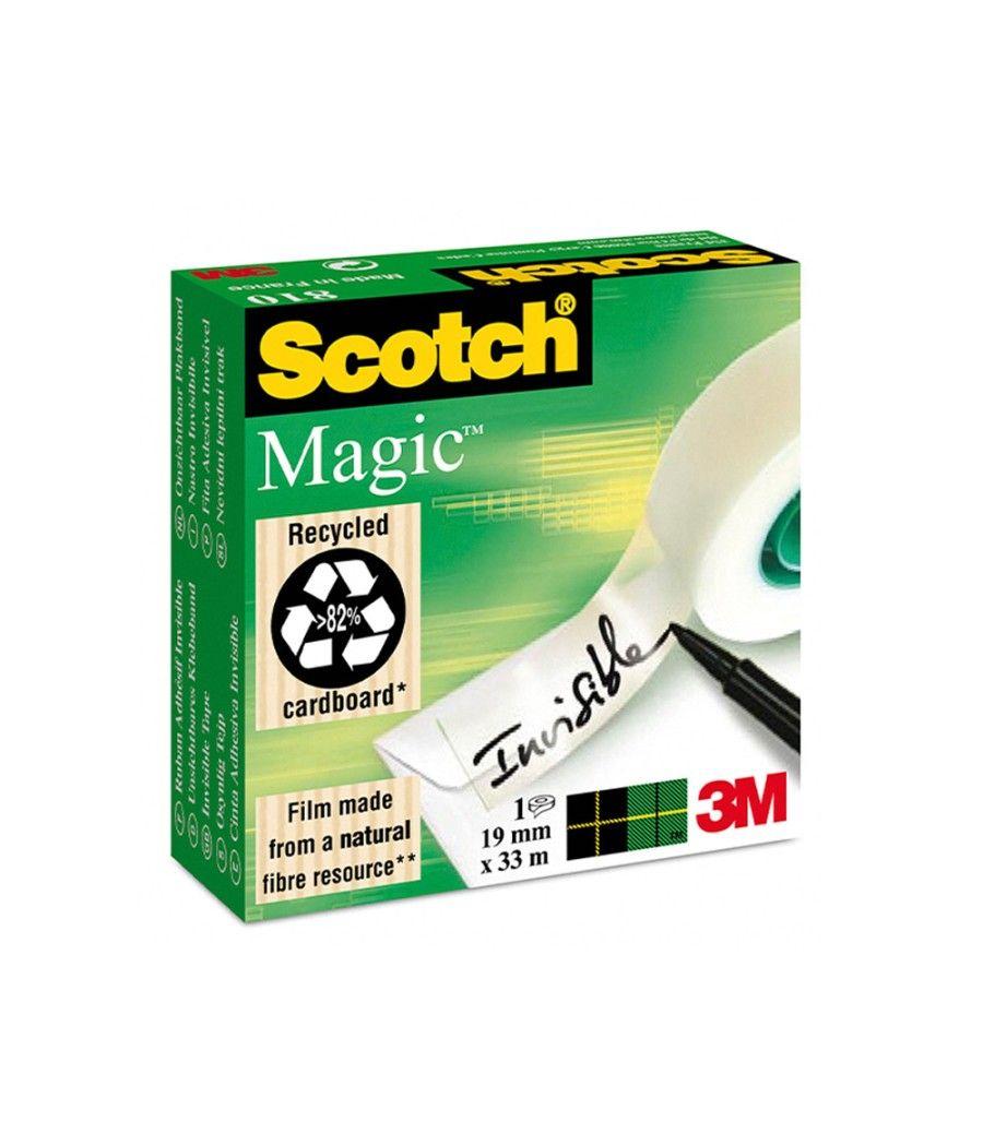 Cinta adhesiva scotch magic 33x19 mm pack de 6 unidades - Imagen 3