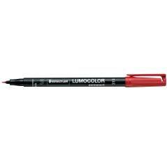 Rotulador staedtler lumocolor retroproyeccion punta de fibrapermanente 313-2 rojo punta super fina redonda 0.4 mm PACK 10 UNIDAD