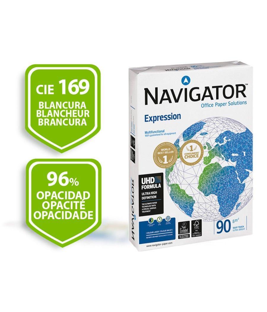 Papel fotocopiadora navigator din a4 90 gramos paquete de 500 hojas - Imagen 3