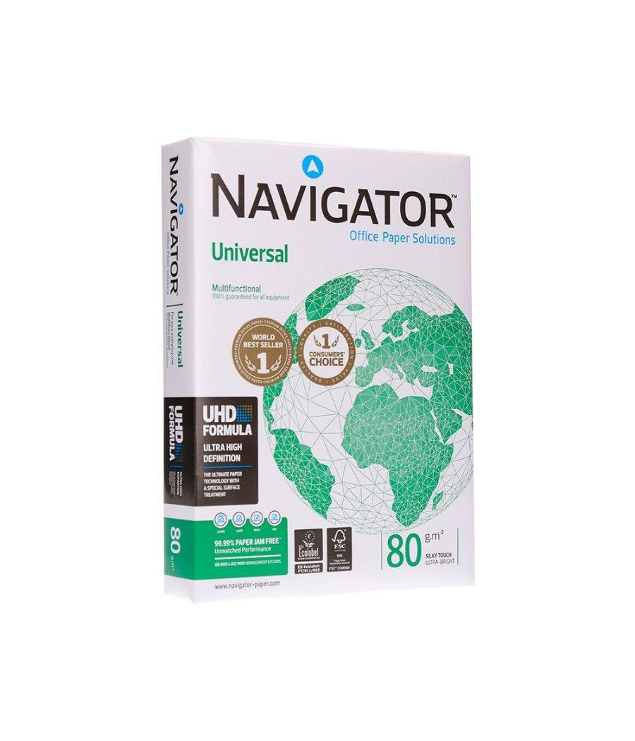 Papel fotocopiadora navigator din a4 80 gramos paquete de 500 hojas PACK 5 UNIDADES - Imagen 5