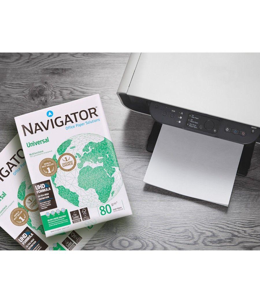 Papel fotocopiadora navigator din a4 80 gramos paquete de 500 hojas PACK 5 UNIDADES - Imagen 9