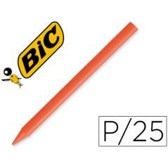 Lápices plastidecor unicolor naranja-12 caja con 25 lápices - Imagen 2