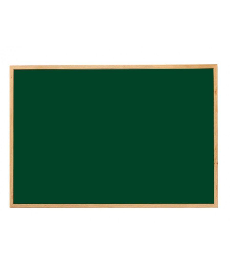 Pizarra verde q-connect marco de madera 120x90 cm sin repisa - Imagen 3