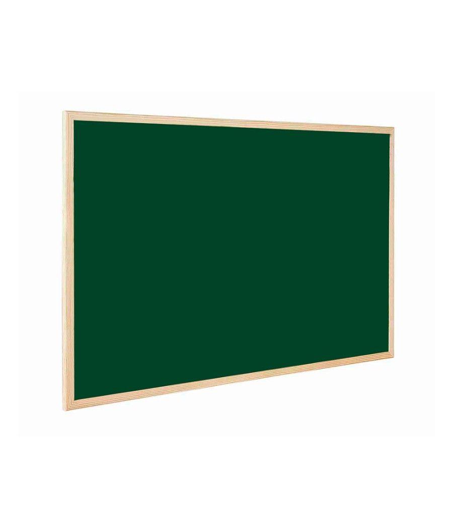 Pizarra verde q-connect marco de madera 120x90 cm sin repisa - Imagen 4
