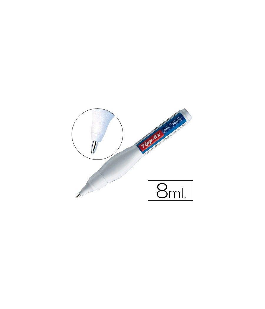 Corrector tipp-ex lápiz 8 ml shake'n squeeze con punta metálica PACK 10 UNIDADES - Imagen 4