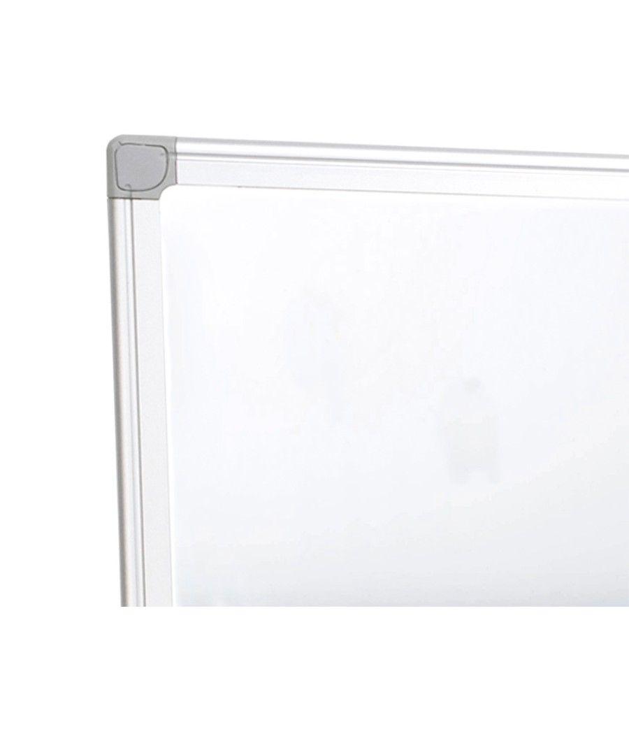 Pizarra blanca q-connect melamina marco de aluminio 60x40 cm - Imagen 5