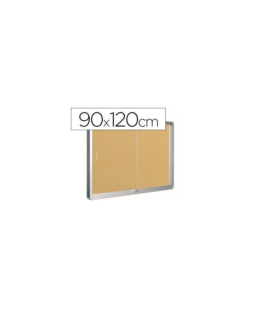Vitrina de anuncios q-connect marco de aluminio 900 x 1200 mm - Imagen 2
