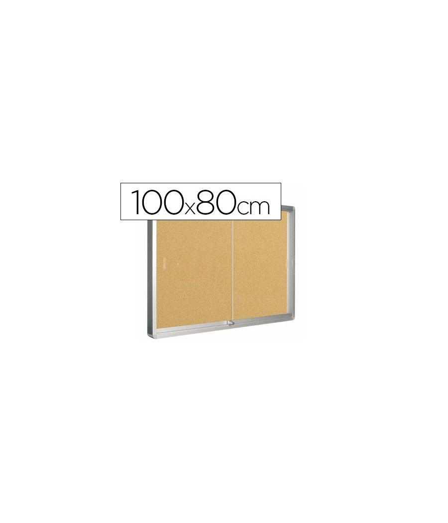 Vitrina de anuncios q-connect marco de aluminio 800 x 1000mm - Imagen 2