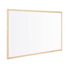 Pizarra blanca q-connect melamina marco de madera 60x40 cm - Imagen 4
