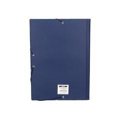 Carpeta liderpapel gomas folio sencilla pvc azul - Imagen 4