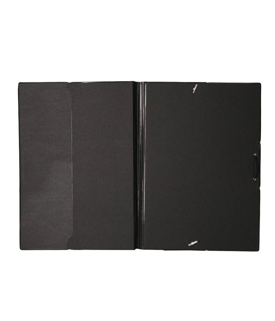 Carpeta liderpapel gomas folio sencilla pvc azul - Imagen 7