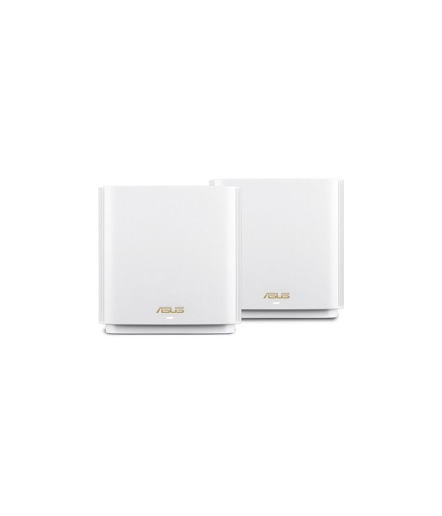 ASUS ZenWiFi AX (XT8) router inalámbrico Gigabit Ethernet Tribanda (2,4 GHz/5 GHz/5 GHz) 4G Blanco - Imagen 1