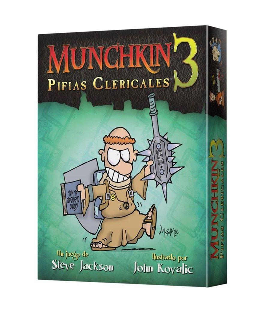 Juego de mesa munchkin 3: pifias clericales pegi 10 - Imagen 1