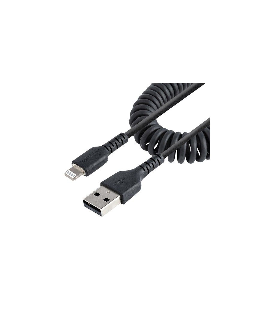 Cable 1m usb lightning rizado - Imagen 1