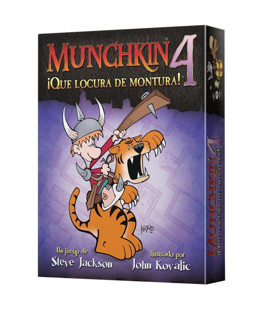 Juego de mesa munchkin 4: ¡que locura de montura! pegi 10 - Imagen 1