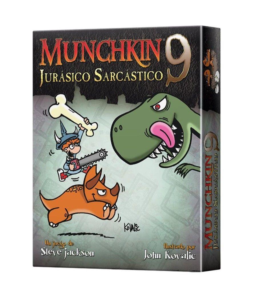 Juego de mesa munchkin 9: jurásico sarcástico pegi 10 - Imagen 1