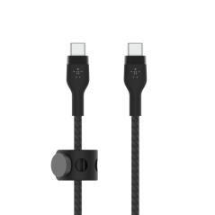 Usb-c usb-c 2.0_braid silic 2m bk - Imagen 1