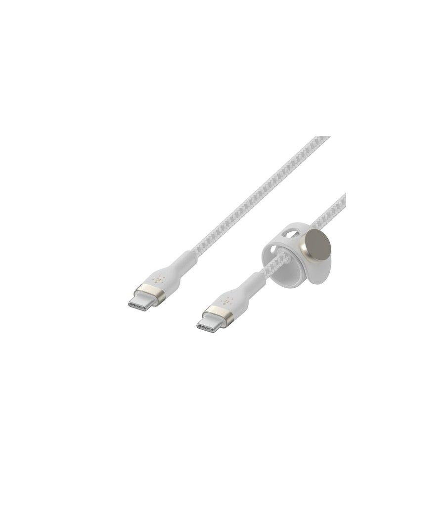 Usb-c usb-c 2.0_braid silic 2m wh - Imagen 4