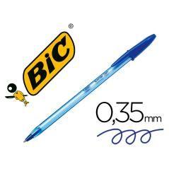 Bolígrafo bic cristal soft azul punta de 1,2 mm PACK 50 UNIDADES - Imagen 1