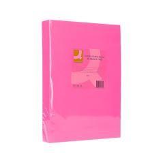 Papel color q-connect din a3 80gr rosa intenso paquete de 500 hojas - Imagen 3