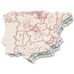 Plantilla liderpapel mapa españa plástico 15x12,5 cm bolsa de 3 unidades - Imagen 1